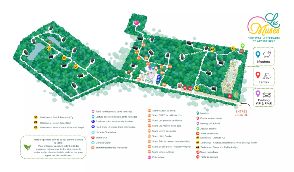 Plan d'implantation festival